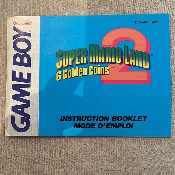 Vintage Game Boy Super Mario Land 2 - 6 Golden Coins game - Picture 5 of 6
